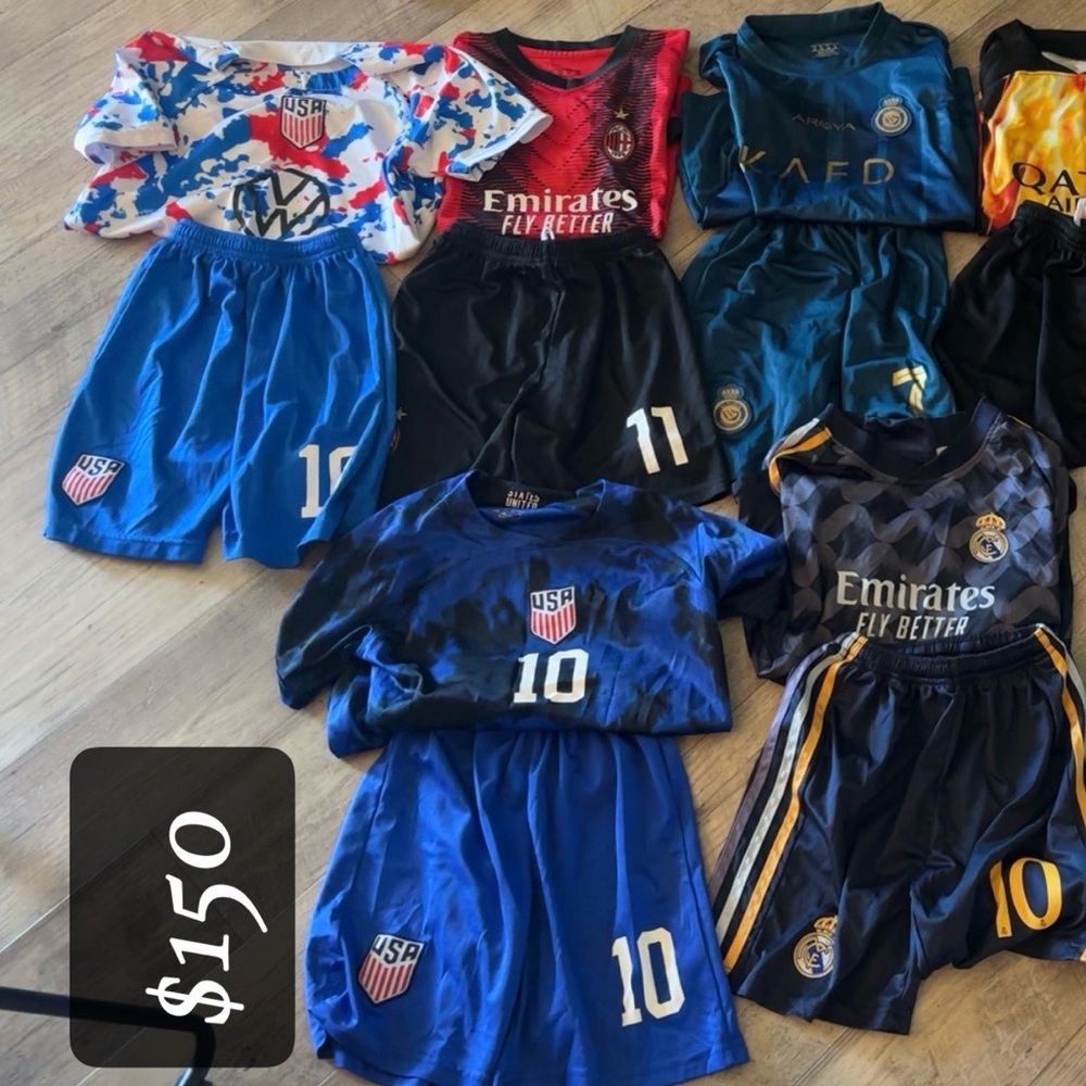 Kids Soccer Jersey Sets